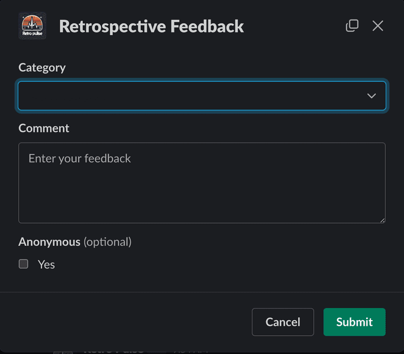 slack-app-demo-retro-feedback-modal