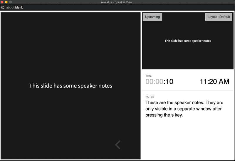 speaker notes