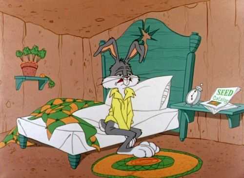 token savings bugs bunny tired