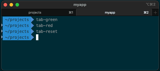 iterm tab reset