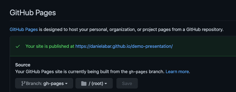 github gh pages