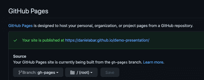 Build and Publish a Presentation with RevealJS and Github · Daniela Baron