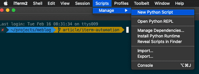 Automate Tabs & Commands in iTerm2 · Daniela Baron